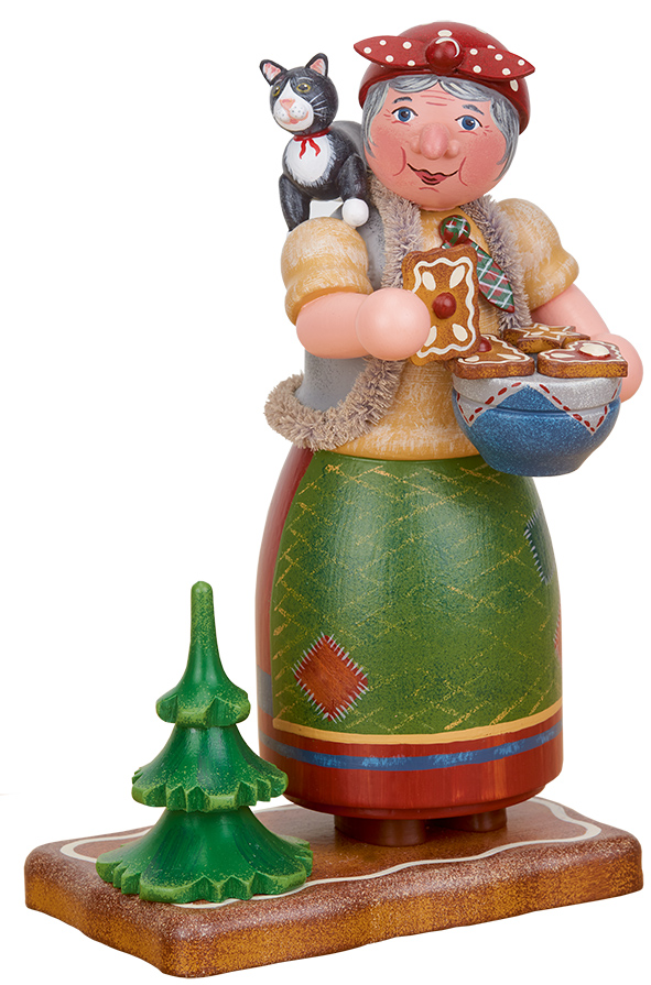 Hubrig Räucherfrau Hexe "Knusper, knusper..." 20 cm