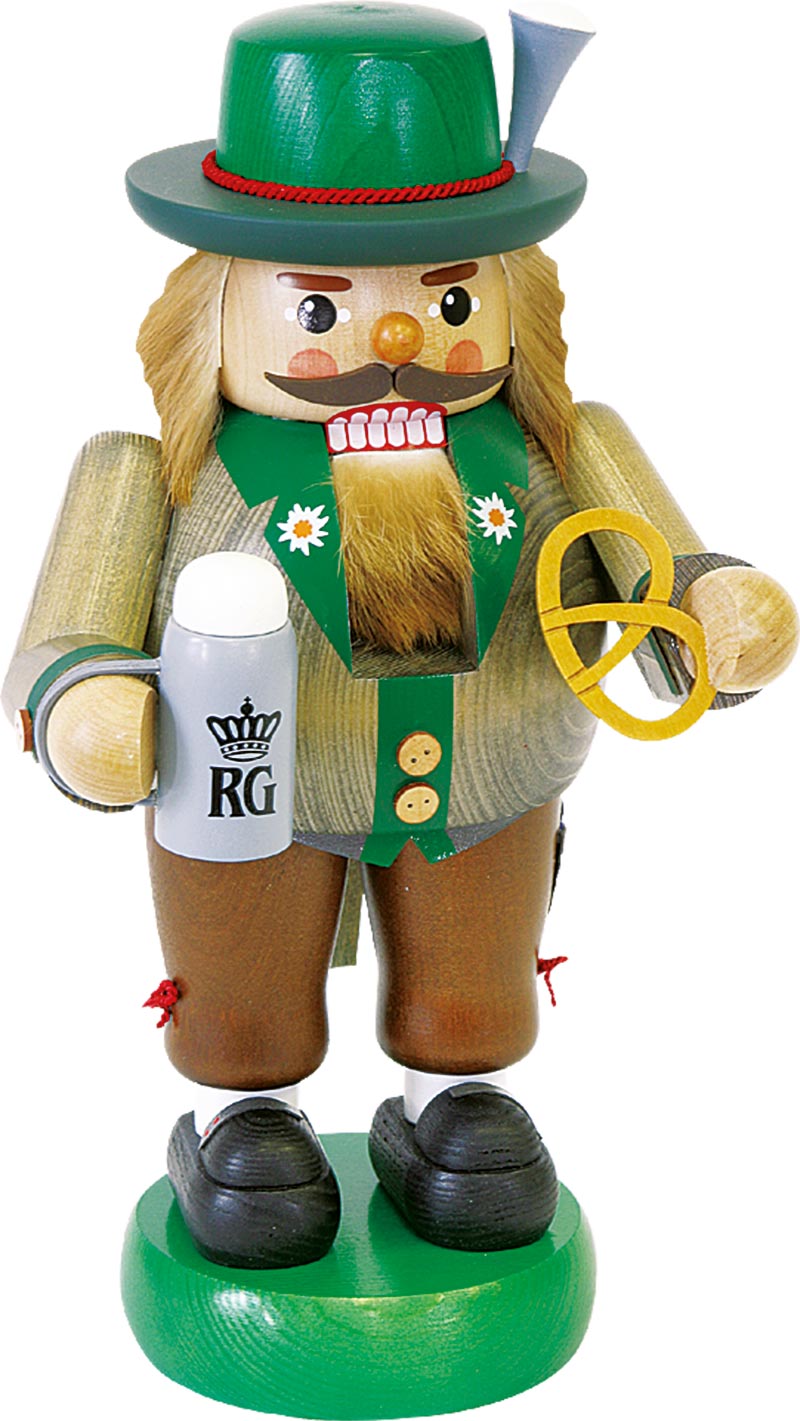 Richard Glaesser Nussknacker Oktoberfestbesucher aus Seiffen im Erzgebirge
