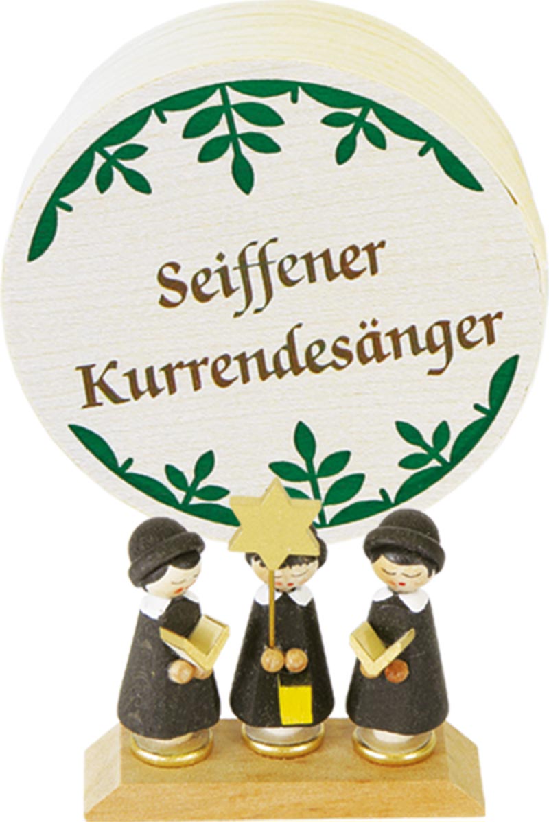 Spanschachtel mit Kurrende Richard Glaesser Seiffen / Erzgebirge