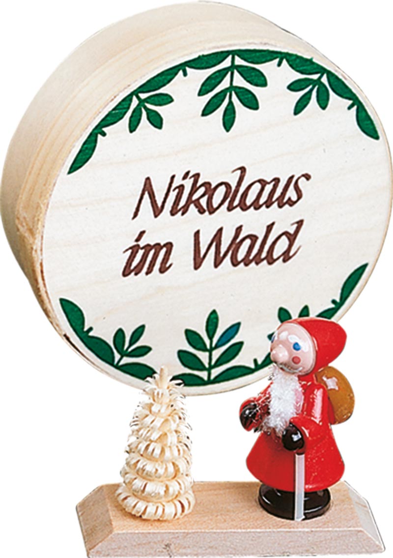 Richard Glaesser Spanschachtel Nikolaus aus Seiffen im Erzgebirge