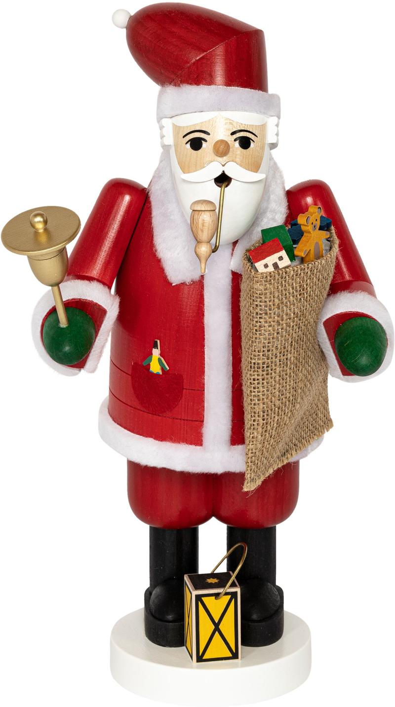 Richard Glaesser Rauchmann Weihnachtsmann Santa groß aus Seiffen im Erzgebirge