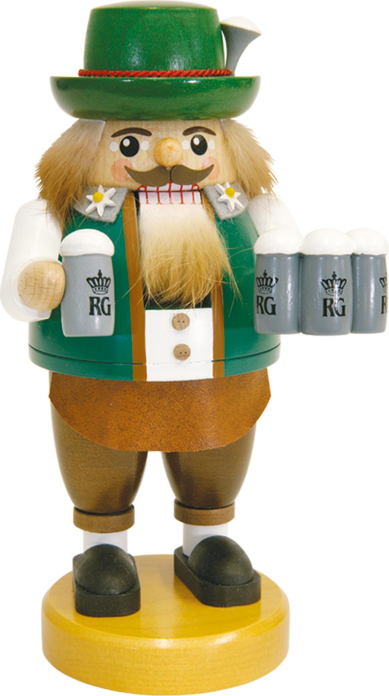 Richard Glaesser Nussknacker Bayerischer Gastwirt aus Seiffen im Erzgebirge