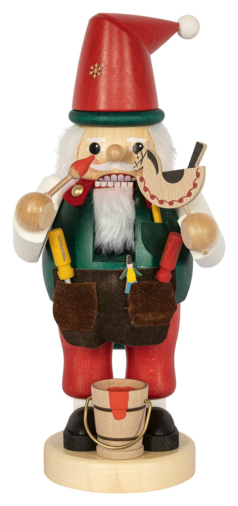Richard Glaesser Nussknacker Santa Zwerg aus Seiffen im Erzgebirge