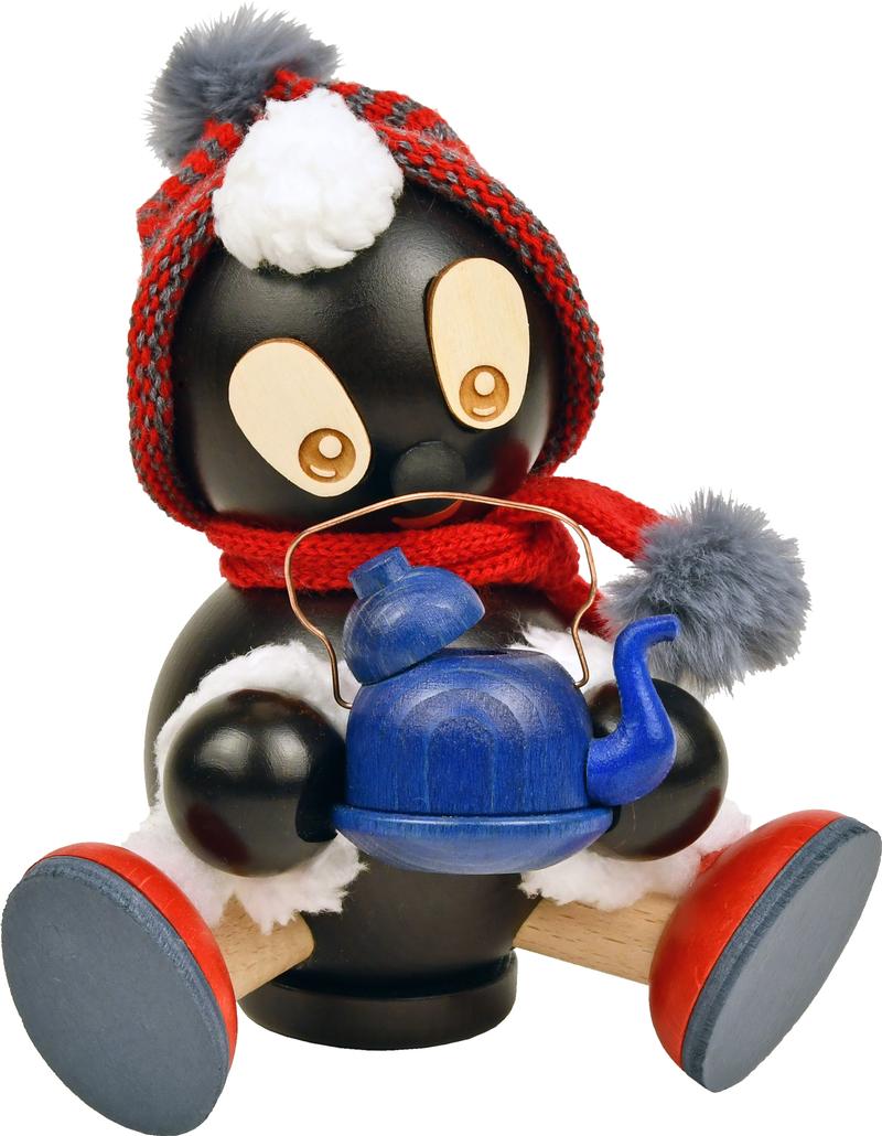 Ratags Räucherfigur Pitti klein, mit Teekanne