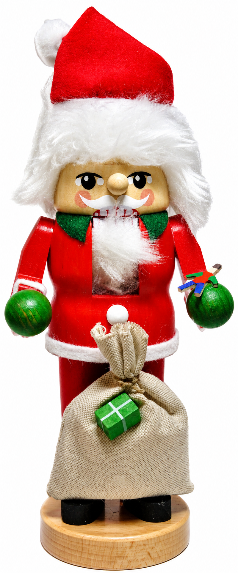 Richard Glaesser Nussknacker Santa aus Seiffen im Erzgebirge