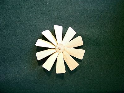 Flügelrad natur <br>für Serien 169, 1702 - 1734 (Wärmespiel)